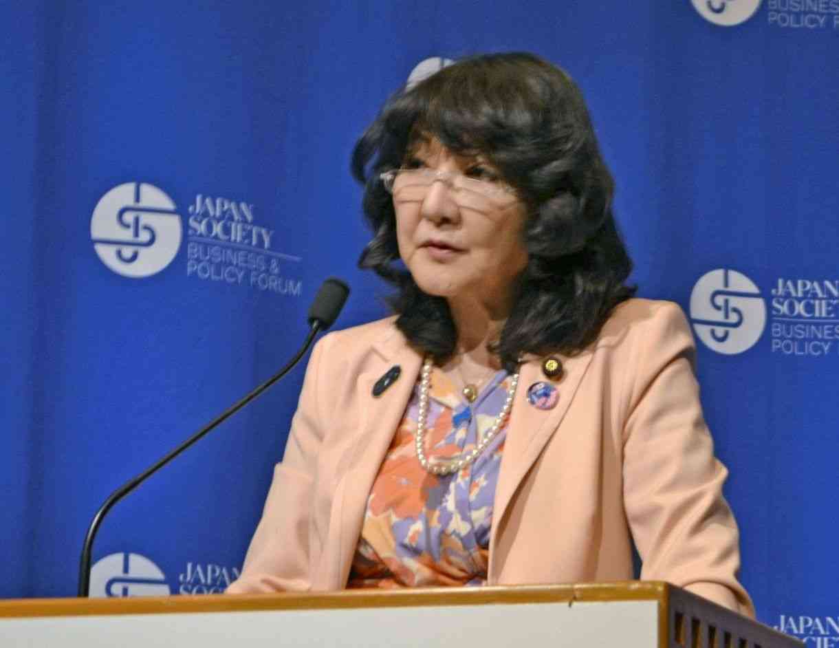 日米同盟「黄金時代」と評価　片山さつき財務相、NYで講演