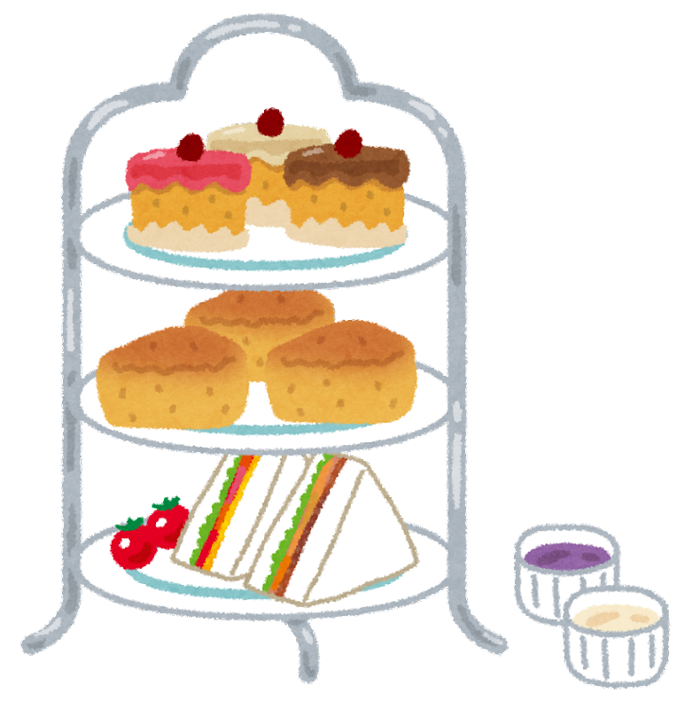 妻「和風アフタヌーンティー考えた」 → おしゃれ系かと思ったらガッツリ構成で「重いw」「まずお皿タワー持ってるのがすごい」