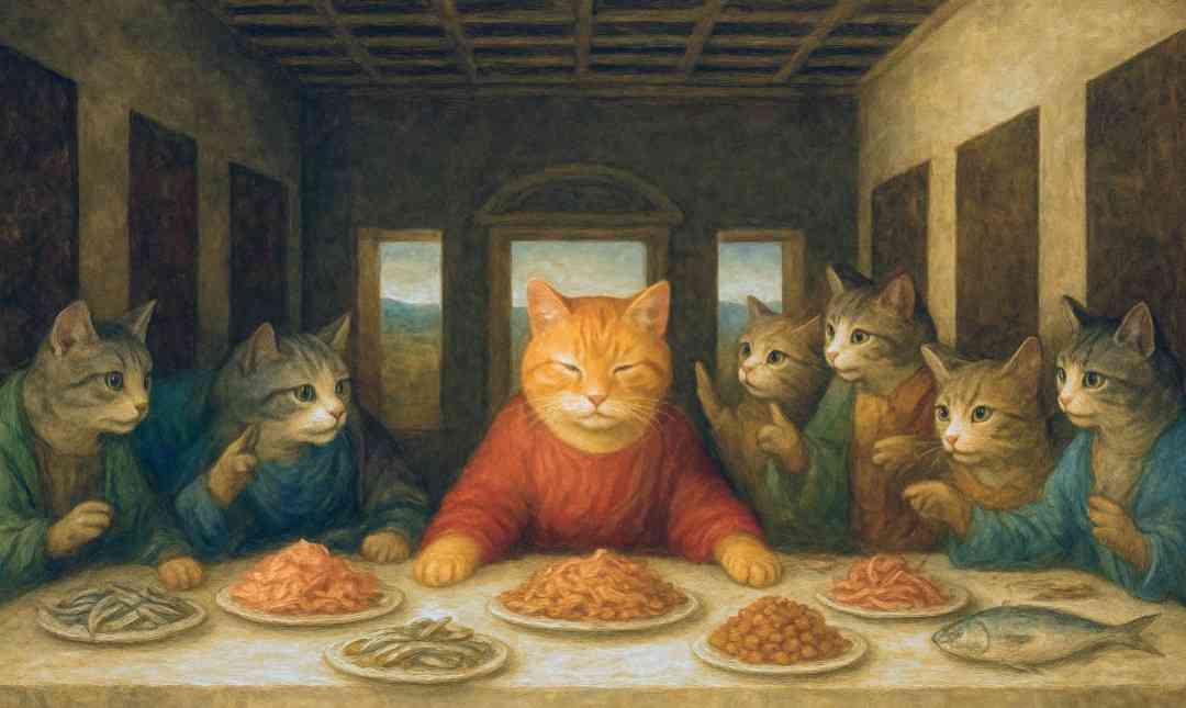 【画像】自分が飼ってるペットをAIで名画風に描いてみよう【チャレンジ】