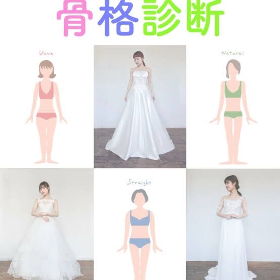 骨格診断とウエディングドレス