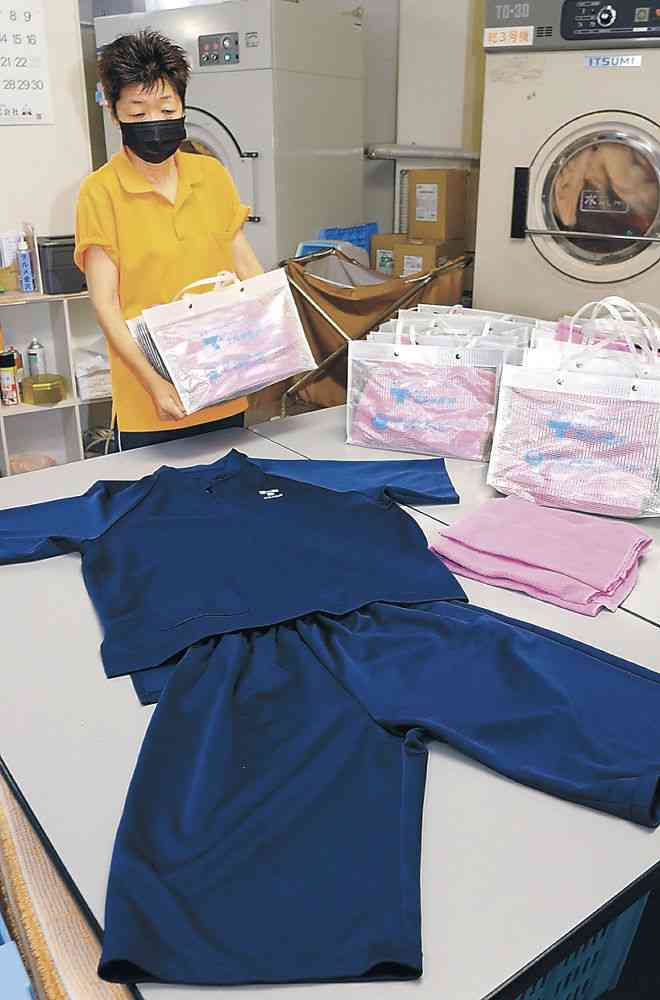 館内着できれば返して　テルメ金沢で50着なくなる7月に200着新調