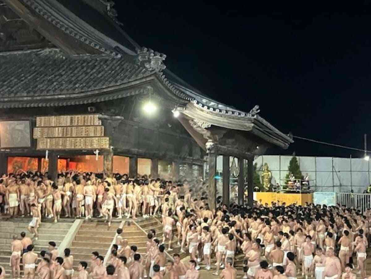 岡山市の西大寺会陽（裸祭り）で意識不明の男性（48）死亡　死因は低酸素脳症　岡山県警