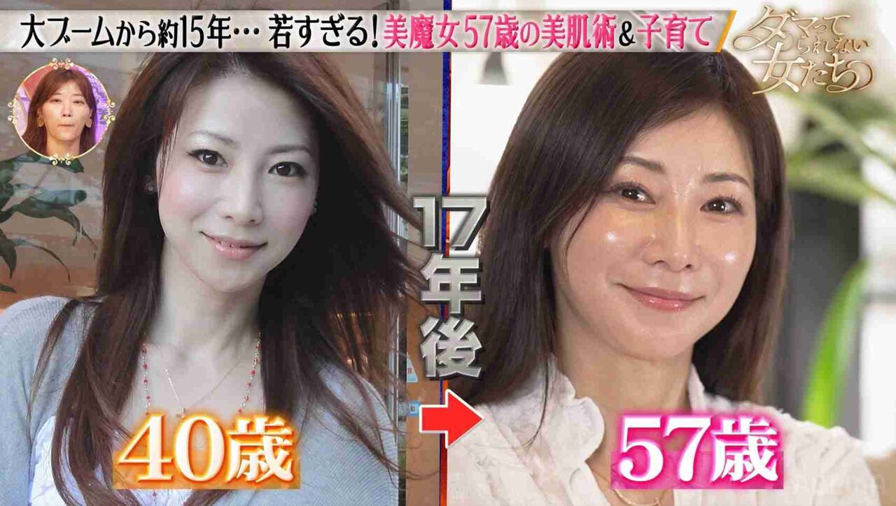 40歳でブレイク　元祖美魔女・水谷雅子、57歳の現在にスタジオ衝撃「信じられない」「やっぱすごいね」