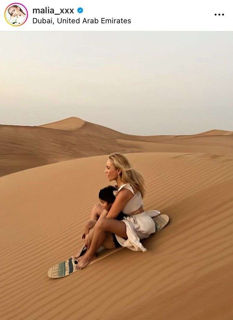 4児の母＆ドバイ移住のMALIA．「この国に決めてほんとーに良かった」三男との美ショット披露