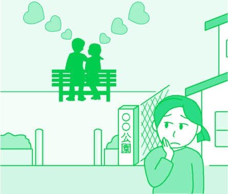 公園でイチャつくカップル　清純じゃないけどツッパリでもない、どうすれば…警察に相談!?