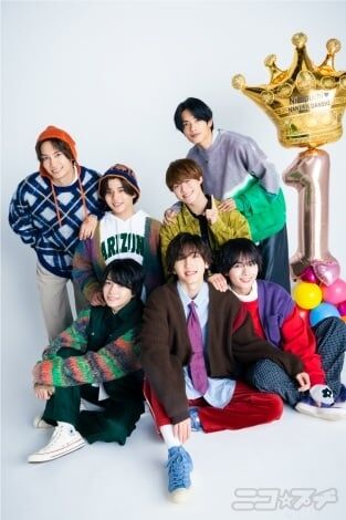 なにわ男子、アルファ世代が選ぶ好きな男性芸能人で1位に　大橋和也「ぼくらからも大好きをいっぱい伝えるぜ！」