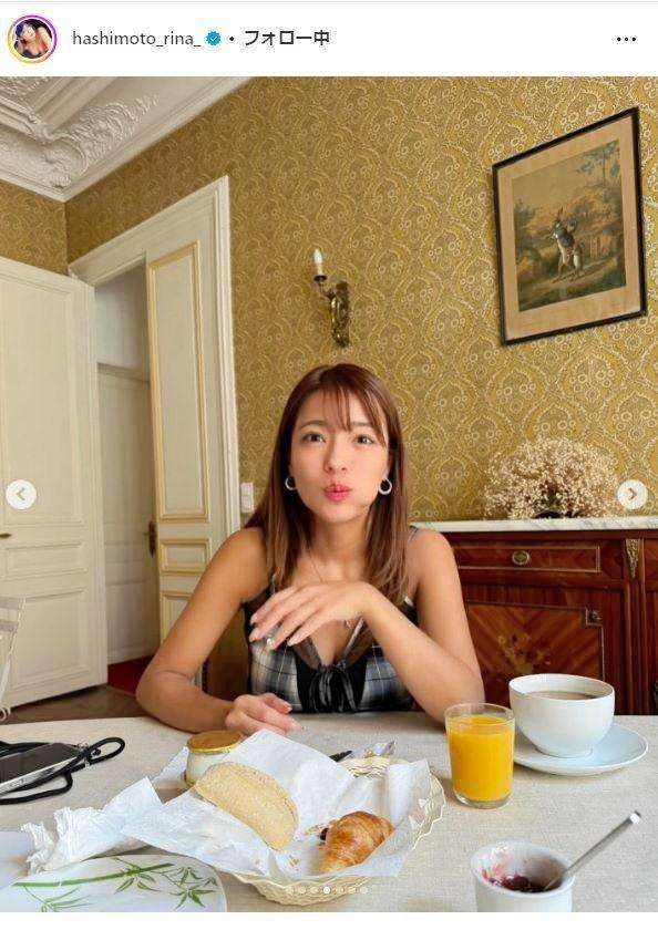 阿部一二三と交際報道のグラドル橋本梨菜「幸せな朝ごはん」って誰が撮ってる？「やばっ」「もう言おうよ」