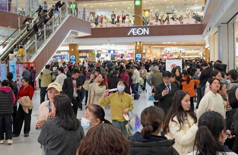 イオン、中国に新大型店を開業　混乱なく地元客でにぎわい