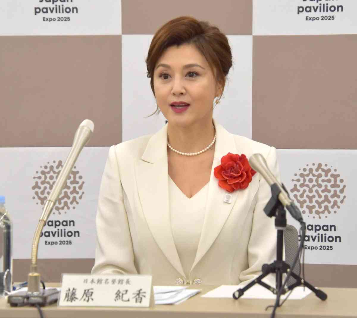 藤原紀香、万博日本館の名誉館長の大役に感慨「うれしく思いますし、しっかりと伝えていきたい」