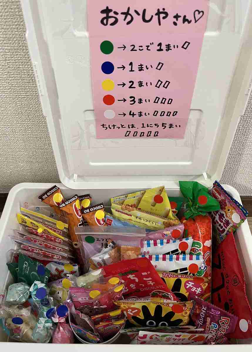 毎日子どものお菓子を買いに行くのをやめたお母さん、お家で駄菓子屋さんを開始「これはいいアイデア！」