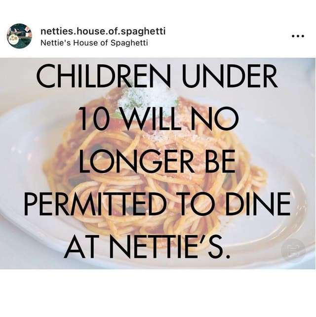 ニュージャージー州のレストランが10歳未満の子どもの入店を禁止に。その理由とは？