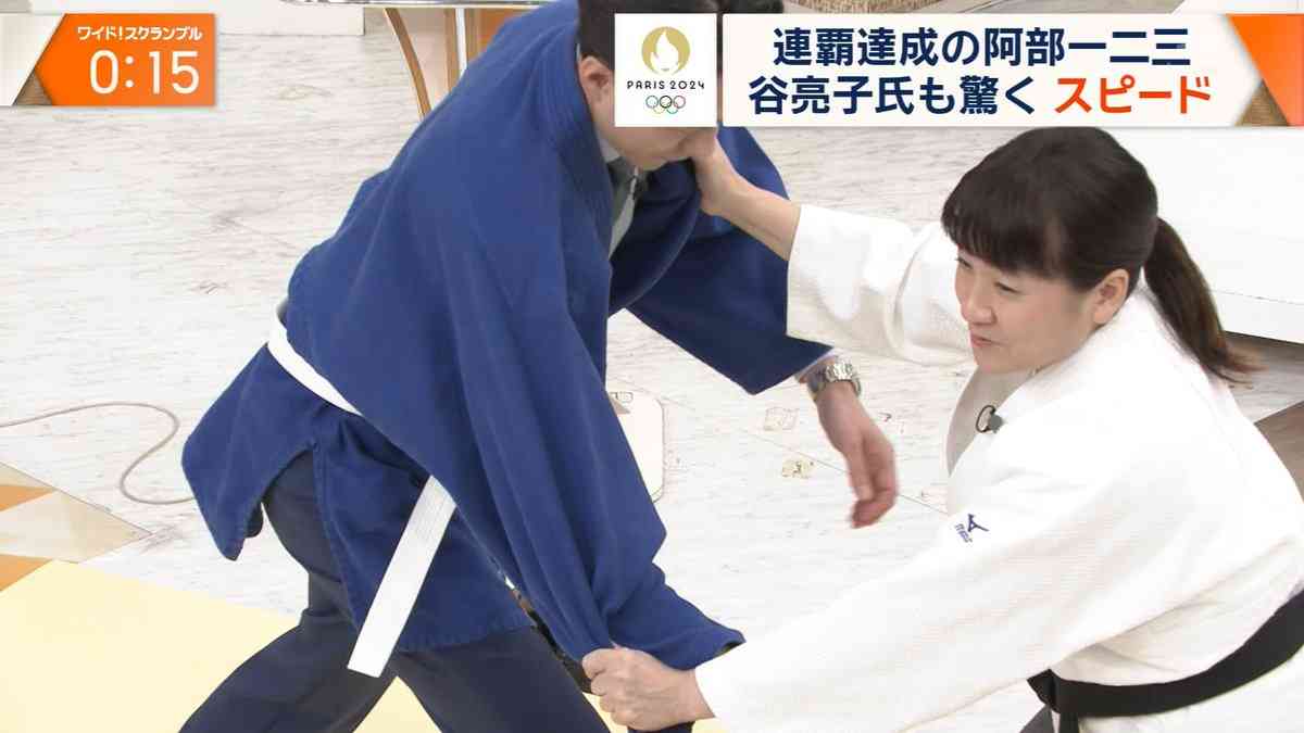 谷亮子さん、局アナに『投げ技』　生放送の”珍事”に騒然「いきなり素人投げたらいかんやろ」「アナウンサー顔青くなってた」