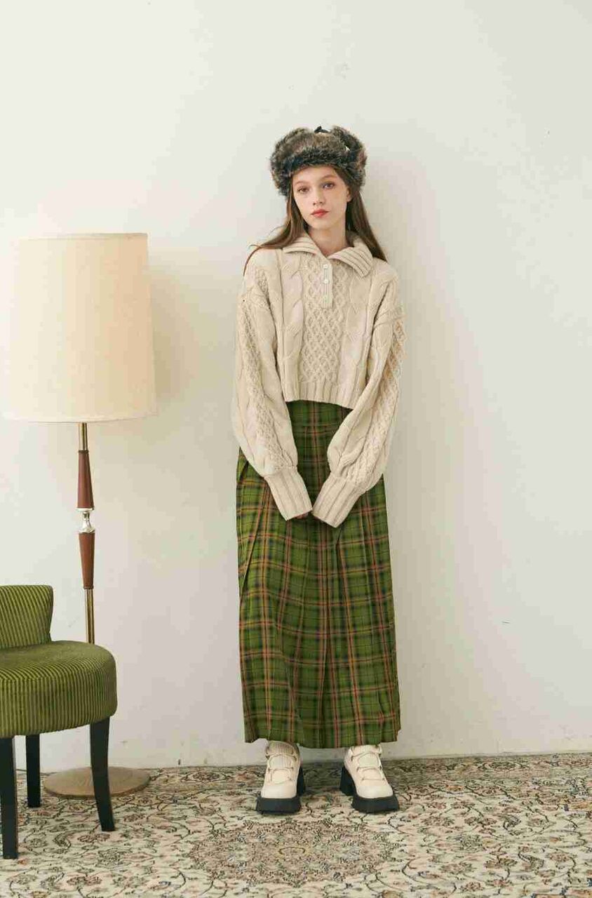 チェックスカートが好き【コーデ画像みたい】