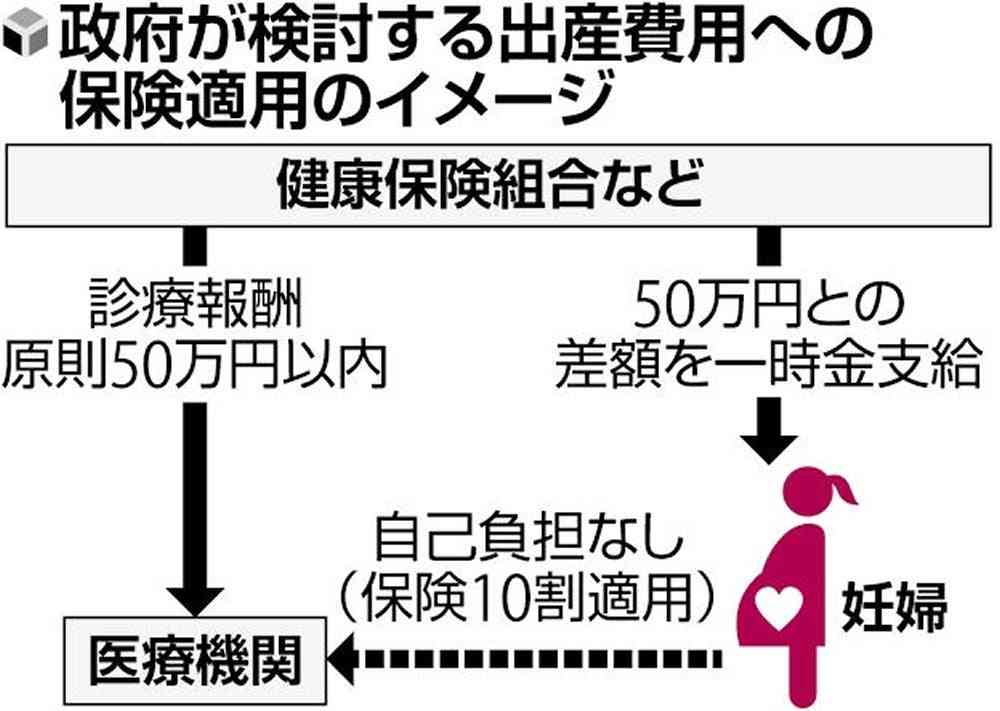 出産診療報酬「50万円以内」、妊婦は自己負担ゼロ・現行一時金との差額支給も…政府検討