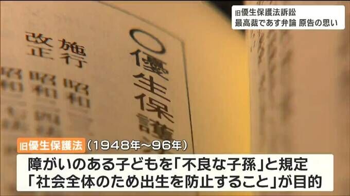 「なんで私たちがお嫁になれないんだ」子どもに泣かれた施設元職員の苦悩「人生が終わりです」不妊手術を強制された女性の絶望　“旧優生保護法”巡り最高裁で審理開始