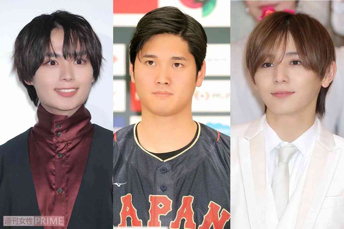 大谷翔平は圧倒的！HOTな新田真剣佑に山田涼介、王道な北村匠海に大西流星、いま「たぬき顔」イケメンがキテる！可愛すぎて出没注意