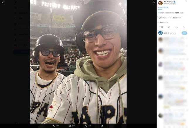 「見えないから帽子取れ」後ろの客に怒られ脱帽も...まさかの結末　EXILEメンバーのWBC観戦ハプニングにSNS笑い