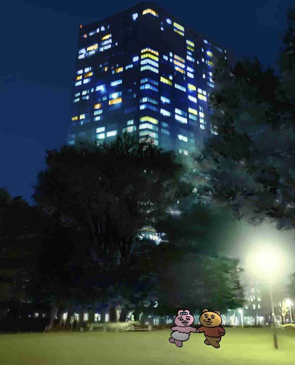 夜に出歩いてますか？