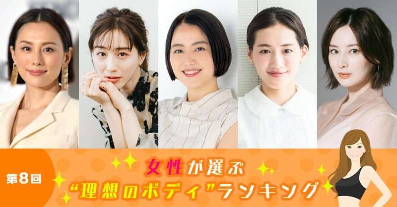 第8回 女性が選ぶ“理想のボディ”ランキング