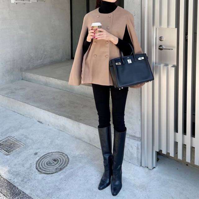 やっぱり冬は「スキニー×ロングブーツ」が最強説！美脚見えがハンパない♡スタイルアップコーデ