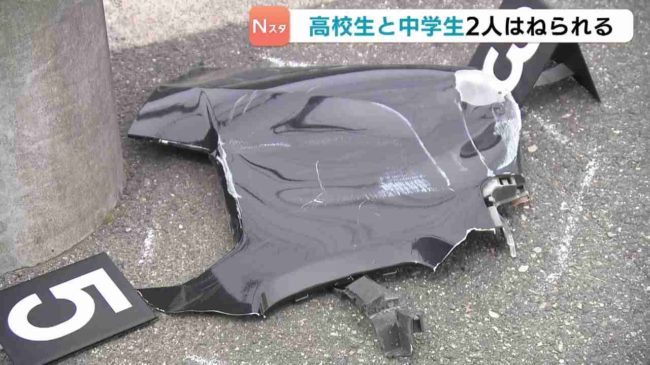 「ブレーキとアクセルを踏み間違えた」横断歩道を渡っていた高校生（15）と中学生（13）をはねる事故　高校生が重体　車を運転していた76歳の男を逮捕　広島