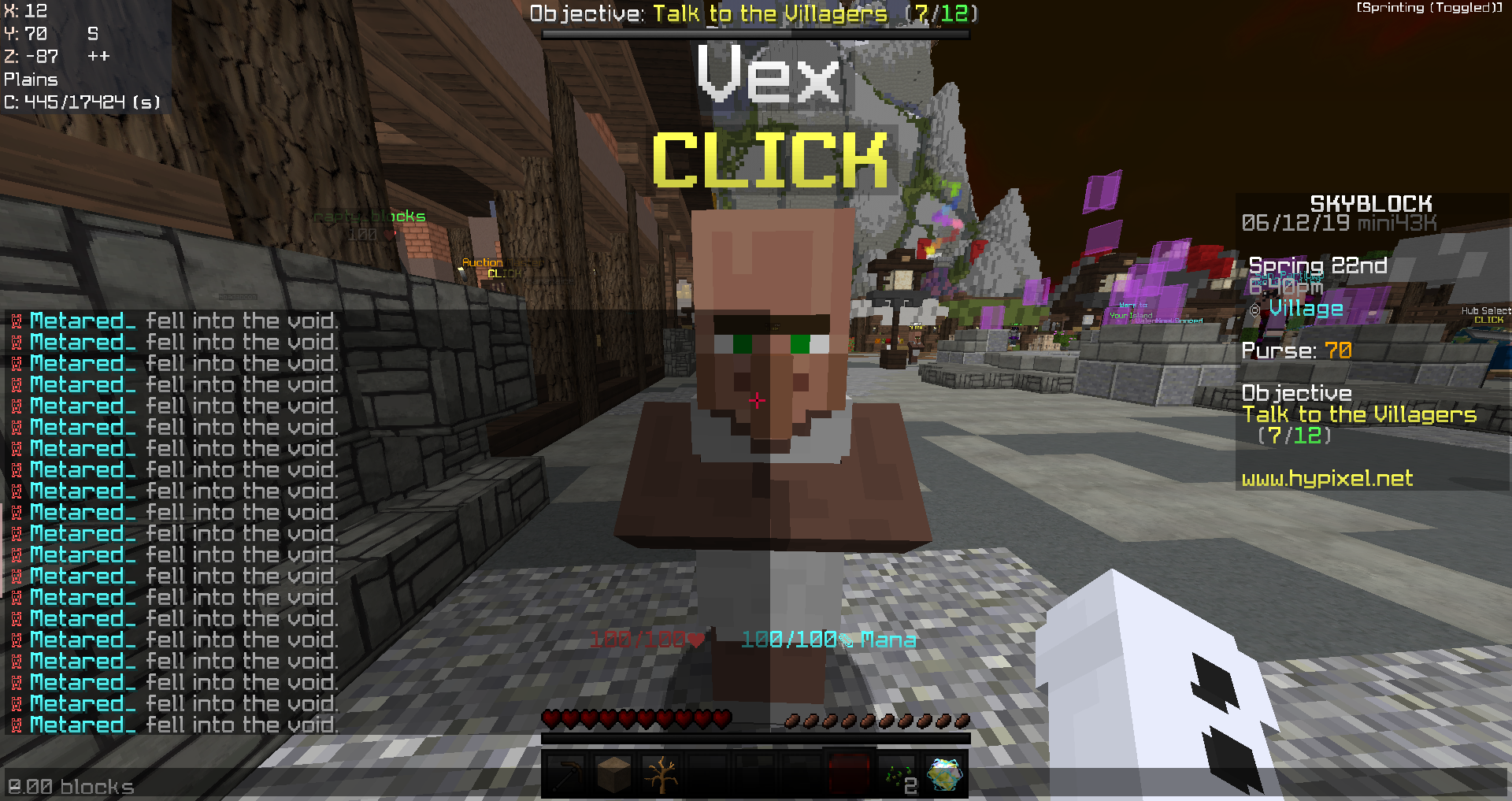 あのhypixelにスカイブロックが ジゼルのマイクラ物語