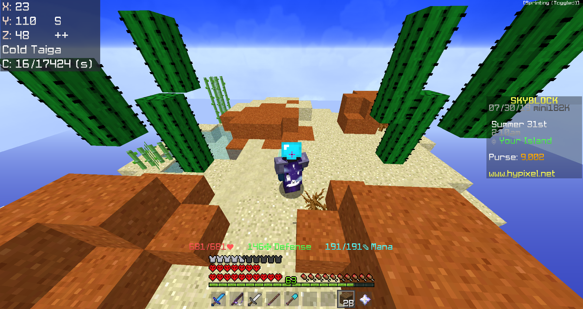 Skyblockアイテム情報68 砂の回収方法 Hypixel Skyblockの歩き方 Skyblockアイテム情報68 砂の回収方法 Hypixel Skyblockの歩き方