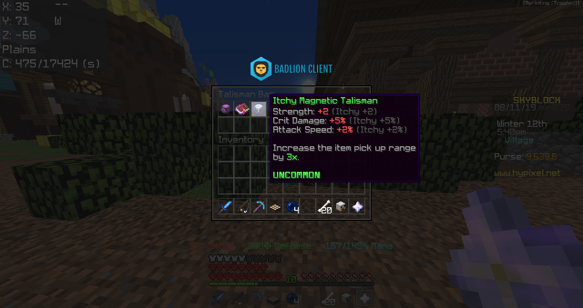 SkyBlock攻略15：防具強化計画 Hypixel SkyBlockの歩き方