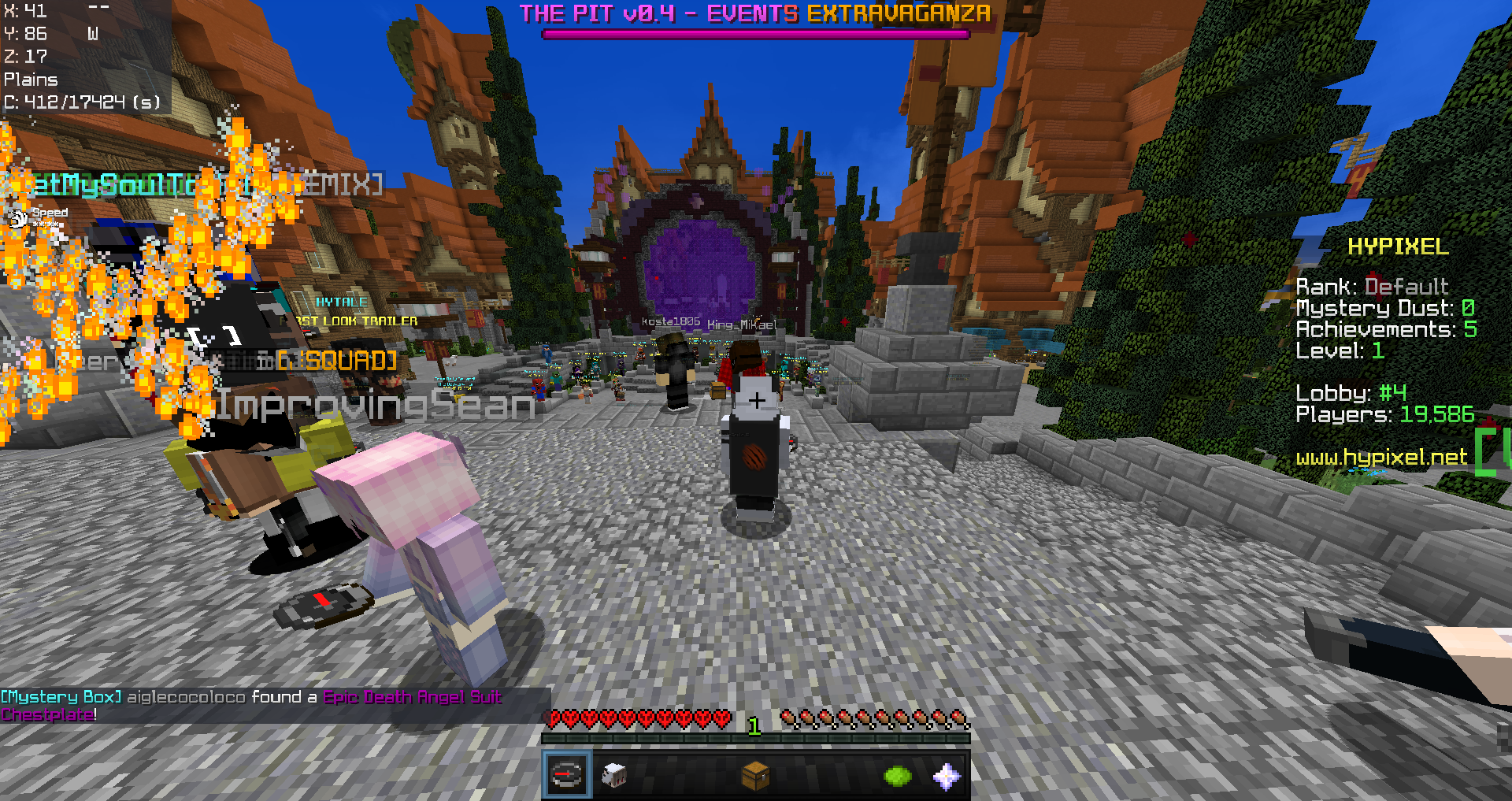 Hypixel(ハイピクセル)のログイン方法 : Hypixel SkyBlockの歩き方