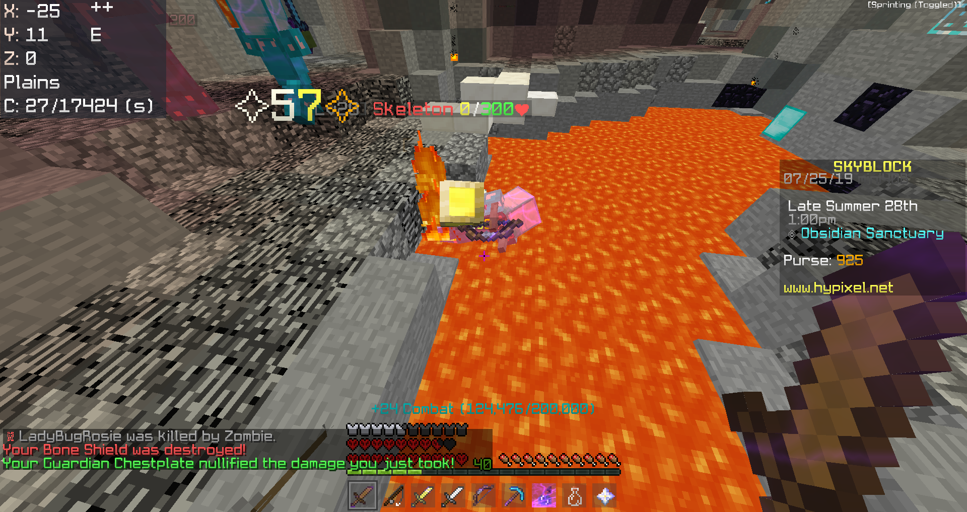 Skyblockアイテム情報６０ スタンポーションの実力 Hypixel Skyblockの歩き方