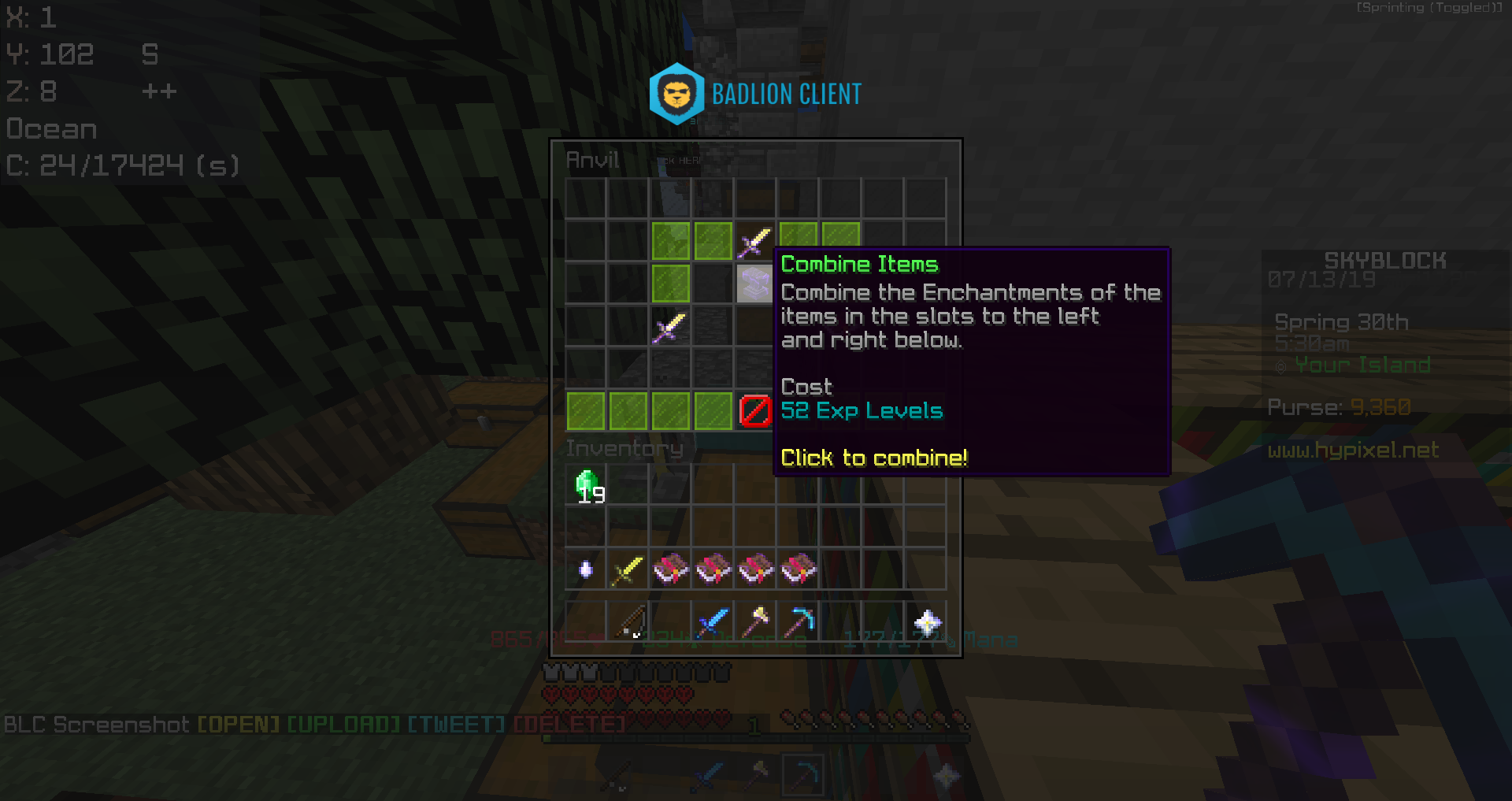 Skyblock攻略27 低コストエンチャントのコツ Hypixel Skyblockの歩き方 Skyblock攻略27 低コストエンチャントのコツ Hypixel Skyblockの歩き方