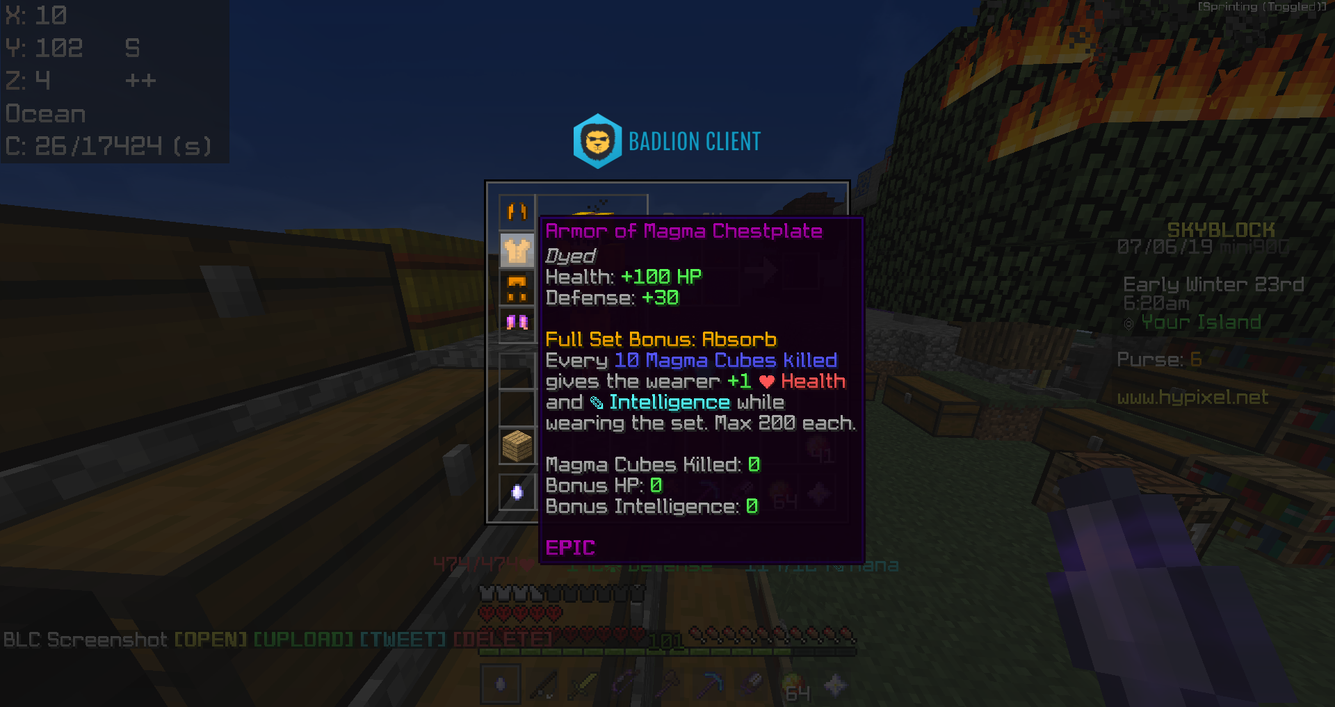 Skyblock装備情報33 頭がよくなるマグマ装備 Hypixel Skyblockの歩き方 Skyblock装備情報33 頭がよくなるマグマ装備 Hypixel Skyblockの歩き方