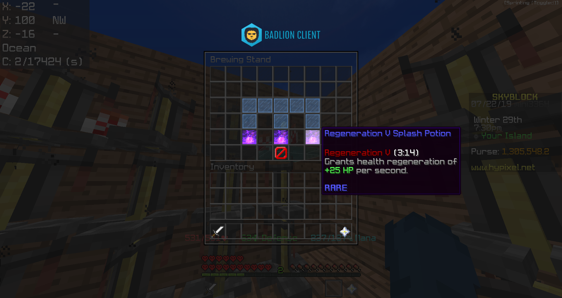 Skyblockアイテム情報50 コスパ高めの回復ポーション Hypixel Skyblockの歩き方 Skyblockアイテム情報50 コスパ高めの回復ポーション Hypixel Skyblockの歩き方