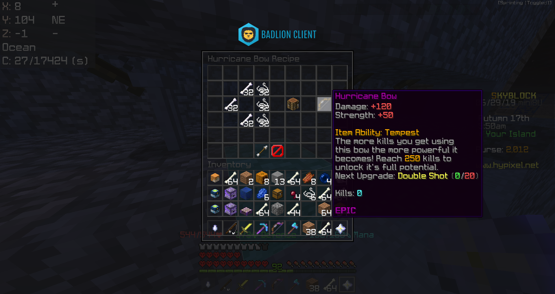 散弾弓 Hurricane Bow ジゼルのマイクラ物語