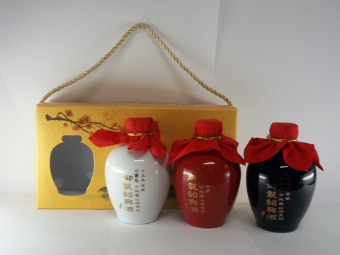 台湾御製紹興酒150mlX3瓶入り