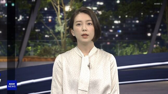 和久田麻由子アナ　NHKニュース7