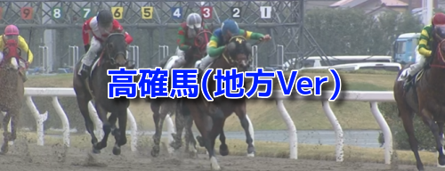 6月30日[高確馬(地方Ver)]大井(6R,11R,12R)・船橋(9R,11R,12R)
