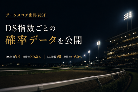 DS指数ごとの確率データを公開しました『データスコア出馬表SP』