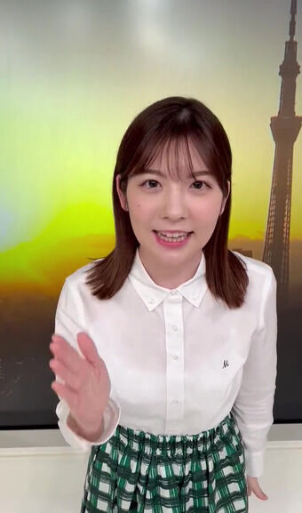 透け透け！！　佐藤真知子アナ