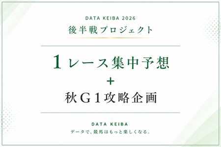 少点数で狙える、1レース。