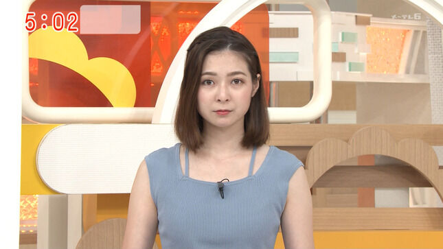 住田紗里アナ　ニット、ノースリ、シースルー！！