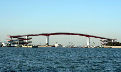 中の島大橋 赤い橋 のイルミネーション 日刊 木更津 中の島大橋 赤い橋 のイルミネーション 日刊 木更津