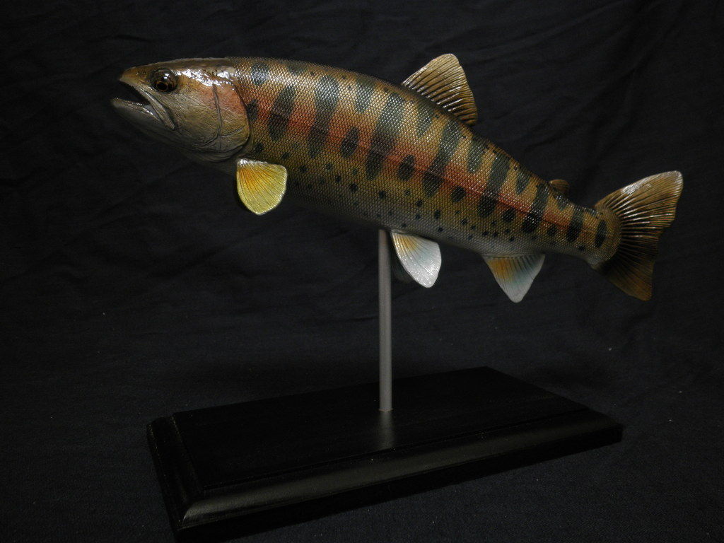ハンドメイド　39cmヤマメ壁掛け　魚模型　フィギュア　レプリカ　釣り ハンドメイド39cmヤマメ 魚模型釣りフィギュアレプリカ置物オブジェ
