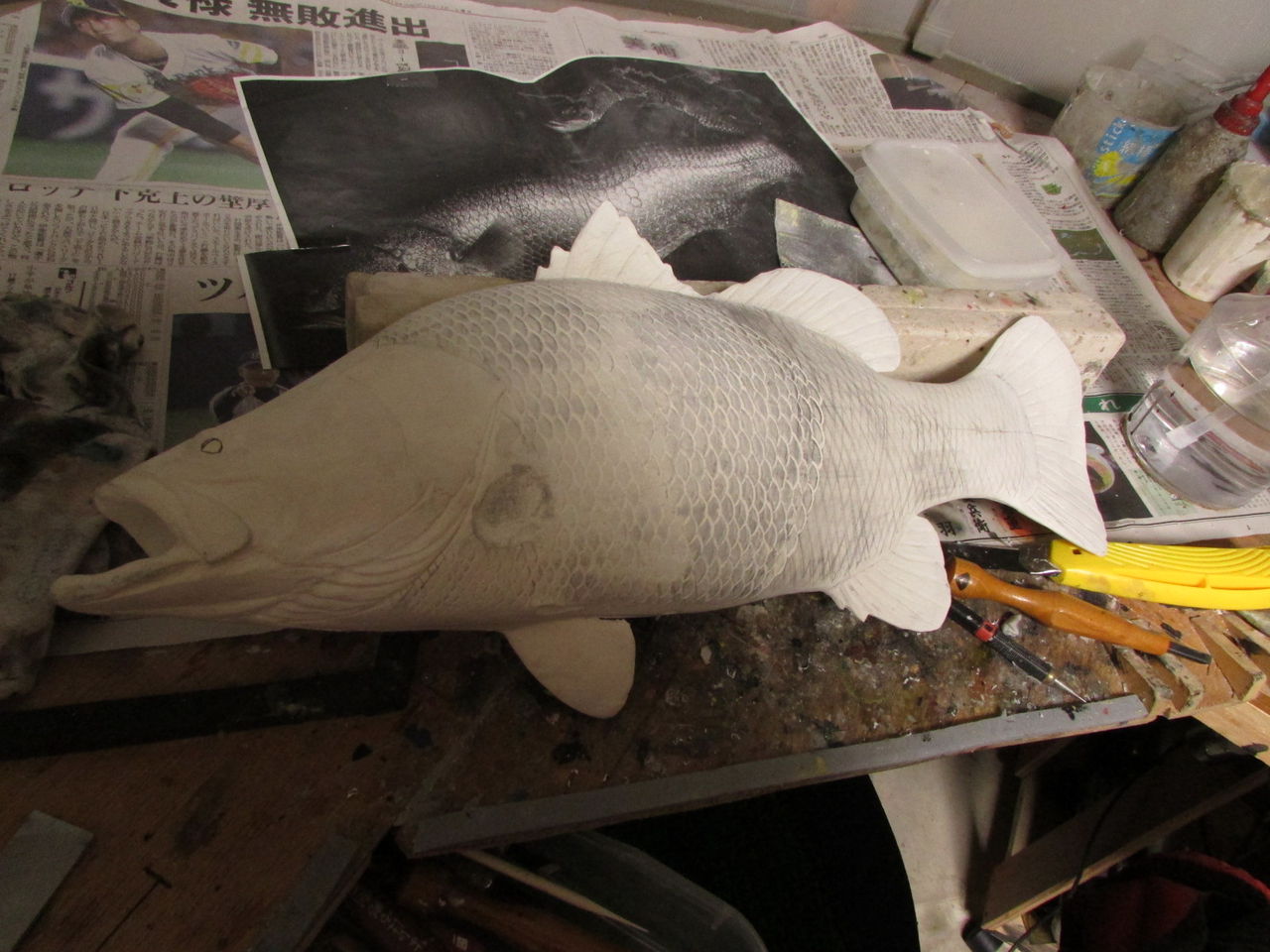 15年11月日 魚の模型制作しています Fish Craft Real 15年11月日 魚の模型制作しています Fish Craft Real