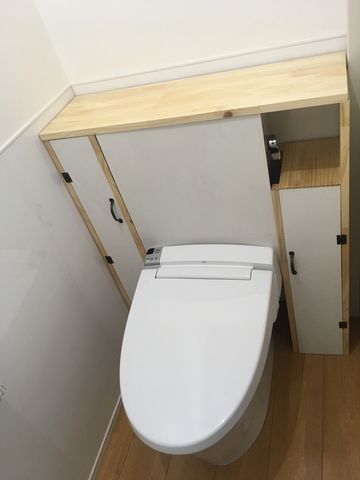 Diy トイレの収納 Glhのいえ わがまま仕様