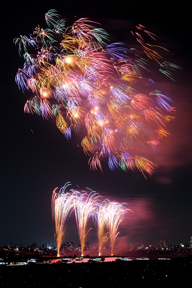 第38回江戸川区花火大会 Blue Thermal Photography