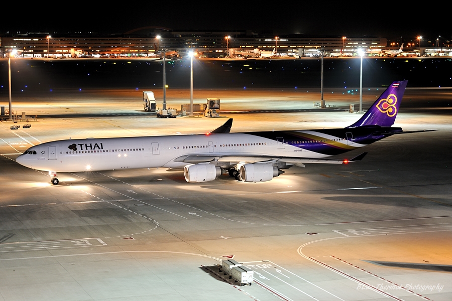 夏夜の長身美女達 羽田空港8月7日 Blue Thermal Photography