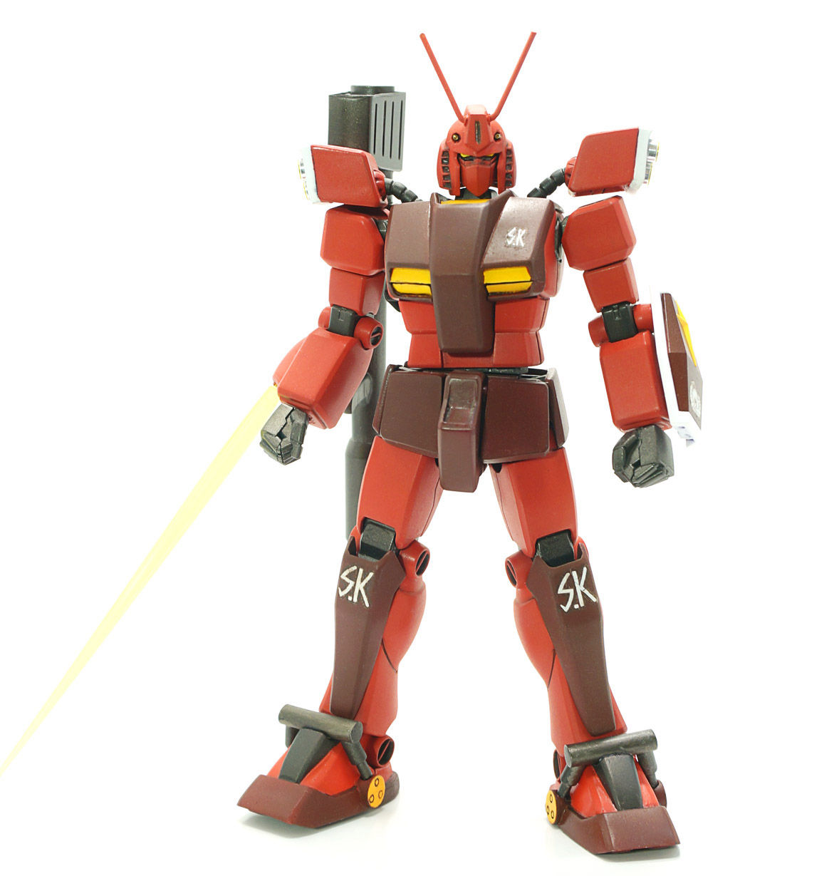 改造ガンプラスレ 狂四郎版のレッドウォーリアが完成しました ブースト速報