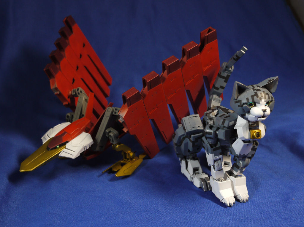 ガンダムサバーニャに手を加えて鯖にゃんにしてみました ブースト速報