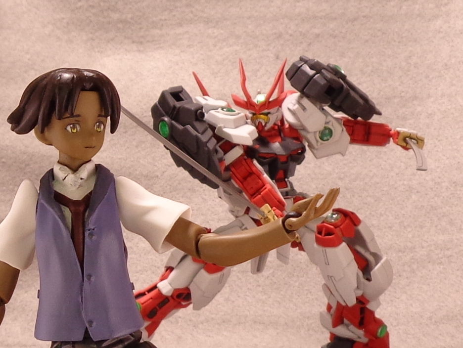 Figma改造 ニルス ニールセン 戦国アストレイと一緒にポーズ決めれるとかカッチョよすぎる ブースト速報